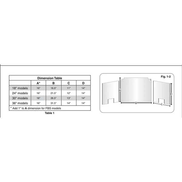 Real Fyre 30x22 Three-Panel Contemporary Fyreback Black Porcelain