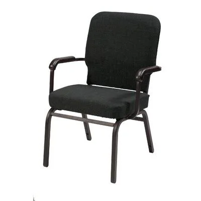 Oversized Stacking Chair KFI Seating Frame Finish: Graphite