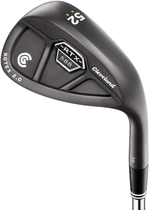 Cleveland Golf 588 RTX 2.0 CB Black Satin Wedge Steel Shaft Left Hand
