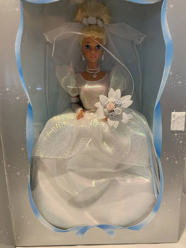 Mattel Disney Wedding Cinderella Barbie, 1995, 45th Anniversary