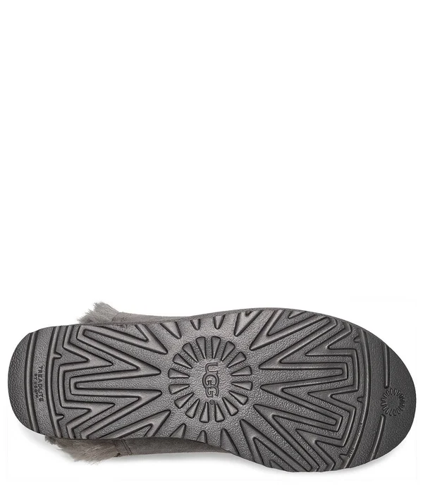 Ugg Women's Classic Short Fluff High Low Suede Boot - 40
