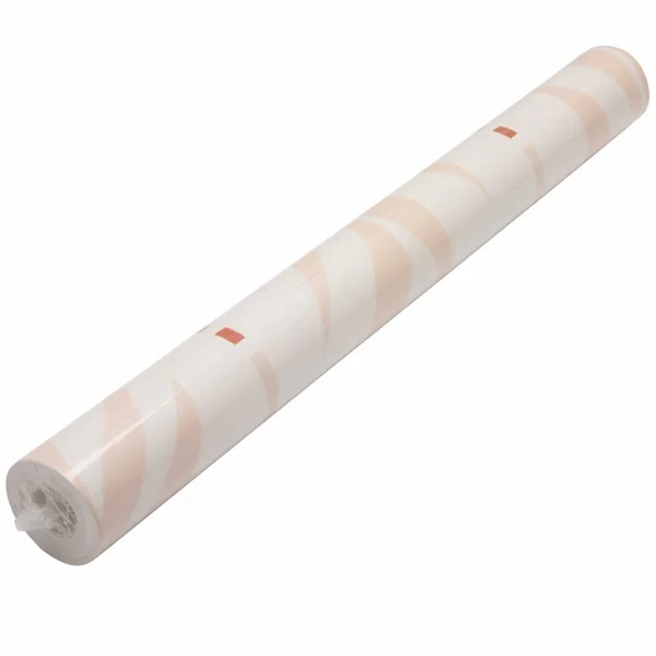 Peach and White Vintage Palm Peel and Stick Wallpaper by Drew Barrymore Flower Home, Size: 1 Roll \x3d 18 in. Wide x 18.86 ft.