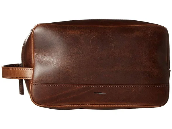 Shinola Navigator Zip Travel Kit Med Brown