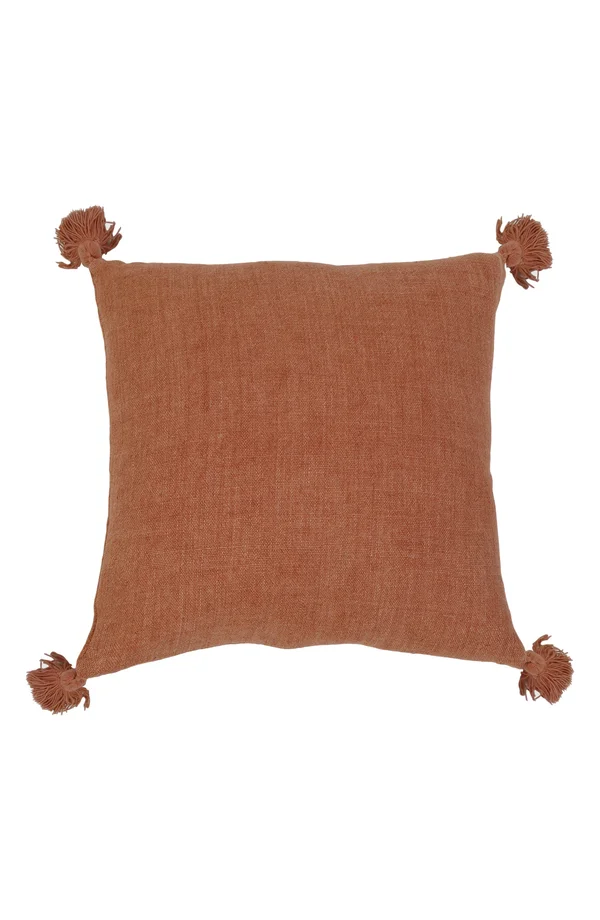 Pom Pom at Home Montauk Tassel Pillow - Terra Cotta