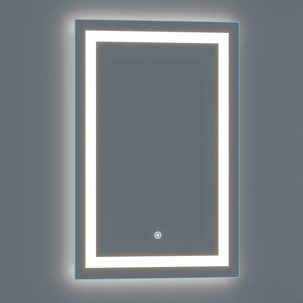 LUXAAR LEDSM2024 Lumina 24 x 36 inch LED Lighted Vanity Mirror with Built-in Dimmer and Anti-Fog Feature