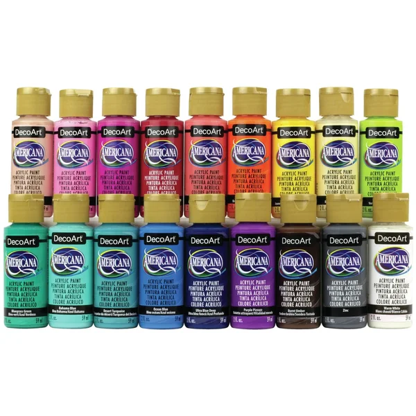 Americana Acrylics Sampler Set 18/Pkg-Popular Picks
