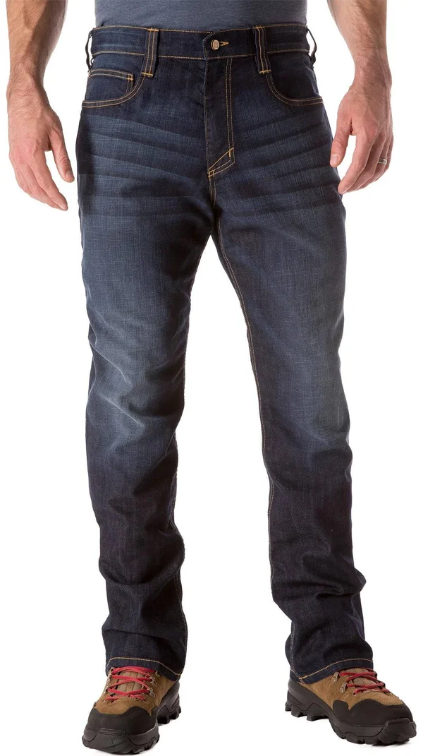 5.11 Tactical Defender-Flex Straight Jeans - Dark Indigo - 74477-649-32-36