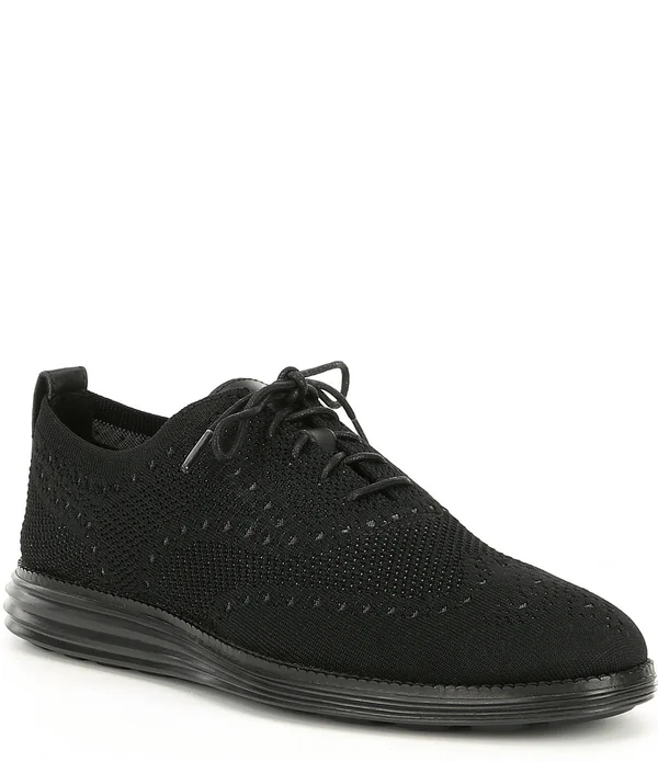 Cole Haan Original Grand Stitchlite Wingtip Oxford - Men's - Black