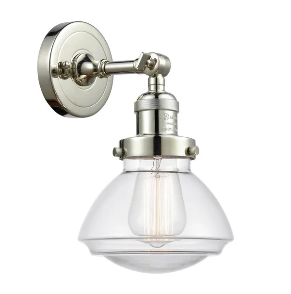 Innovations Lighting-Olean 1 Light Sconce-203-PN-G322-LED (Polished Nickel)