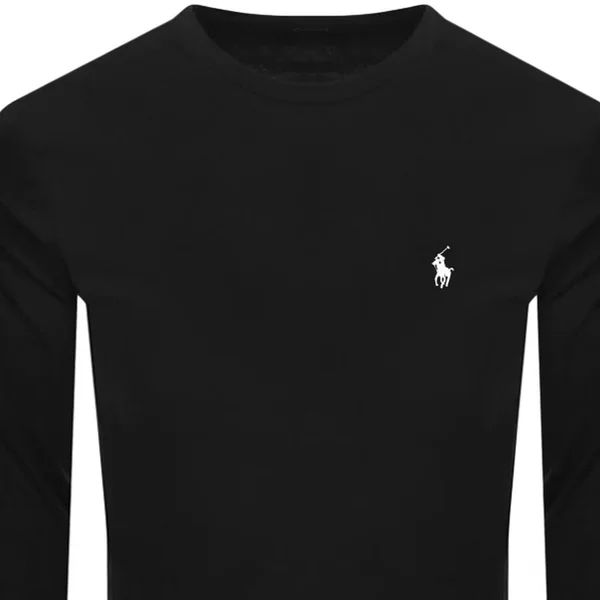 Ralph Lauren Long Sleeved T Shirt Black