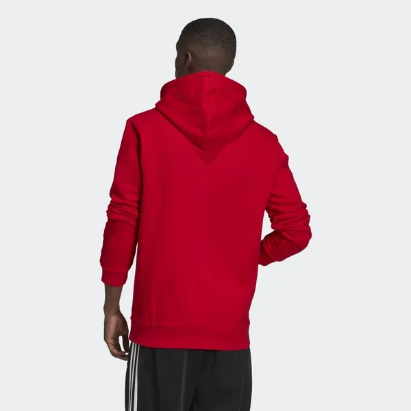 Adidas Men's Originals Trefoil Hoodie GD9924 - Medium, Red