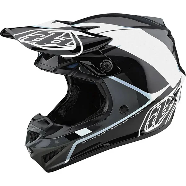 Troy Lee Designs SE4 Polyacrylite Helmet MIPS - Beta Small - Silver