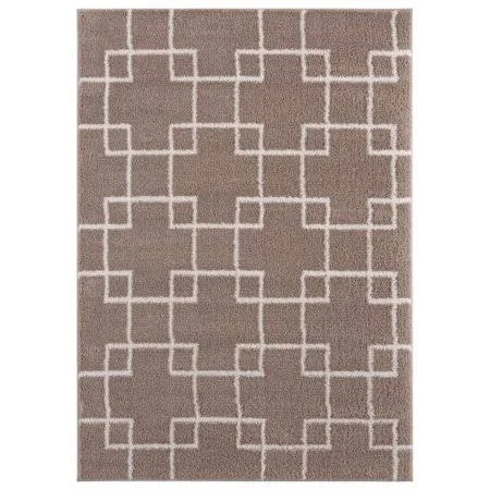 United Weavers Celestial Dadrail Contemporary Shag Micofiber/Polyester Area Rug or Runner - Size: 5'3 inch x 7'2 inch