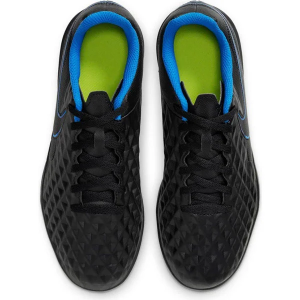 Nike Kids& Tiempo Legend 8 Club Turf Soccer Cleats, Black