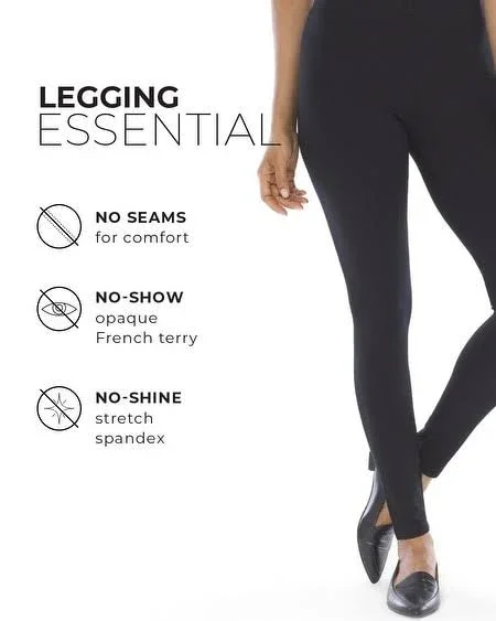 Soma Essential Leggings, Heather Quartz, 27x22 Inseam Regular
