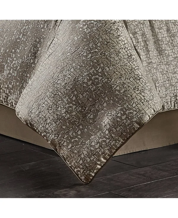 J. Queen New York Cracked Ice Comforter Set - California King, Taupe