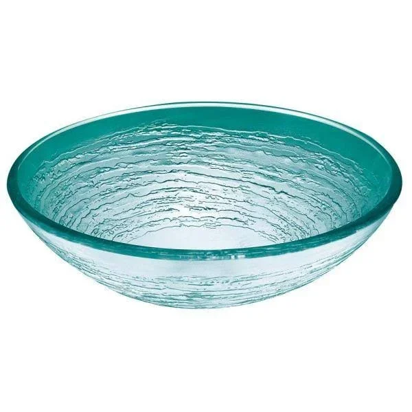 Pegasus G-242 Swirl Glass Vessel Sink - Frosted