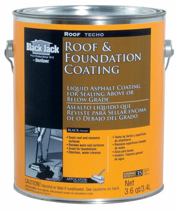 Black Jack 3.6 qt. Roof and Foundation Coating