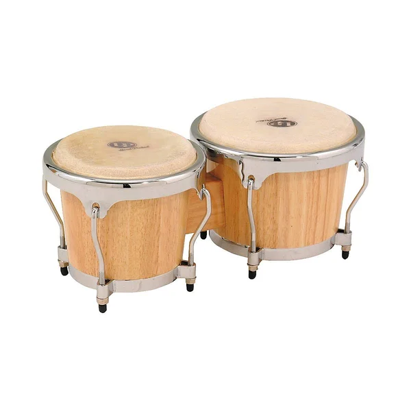 LP Classic II Bongos with Chrome Hardware - Natural