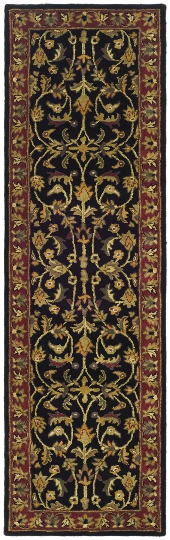 Safavieh Heritage HG953A Area Rug - Black/Red - Size: 4& x 6&