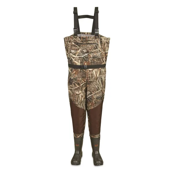 Guide Gear Men's Breathable Insulated Bootfoot Chest Waders - 800-Gram