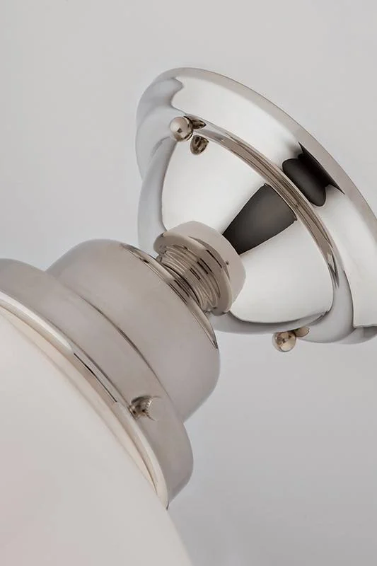 Hudson Valley 1615F-SN Edison Semi Flush Satin Nickel 1-Light