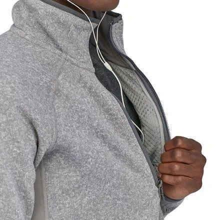 Patagonia Men's Performance Better Sweater Fleece 1/4 Zip Feather Grey XL