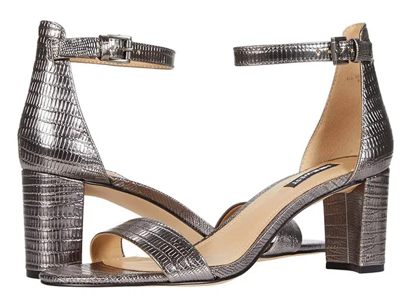 Nine West Pruce Women's Shoes Pewter : 6.5 M