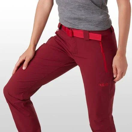 RAB Women's Vector Pant - 12 - Dark Crimson