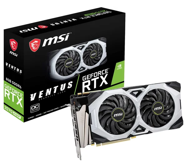 MSI GeForce RTX 2070 Super Ventus OC Graphics Card - 8 GB GDDR6