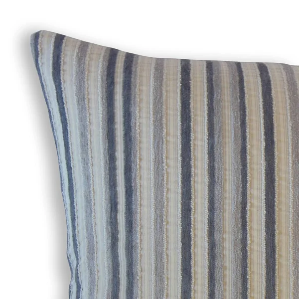 The Pillow Collection Gauthier Striped Decorative Throw Pillow Green 24 x 24