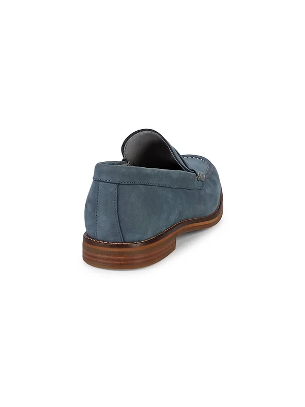 Sperry Gold Cup Exeter Suede Tassel Penny Loafers US 9.5 - Blue