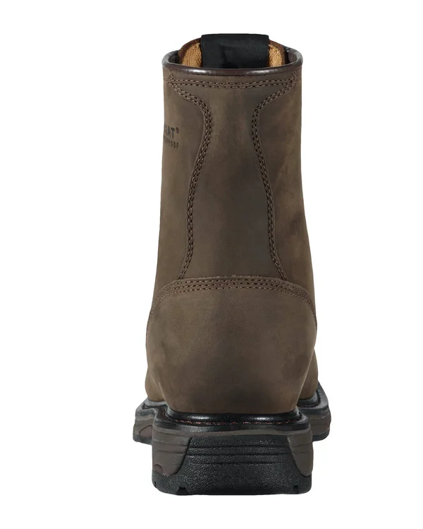Ariat Men's Workhog 8 in. H2O Boots Brown 7.5 D