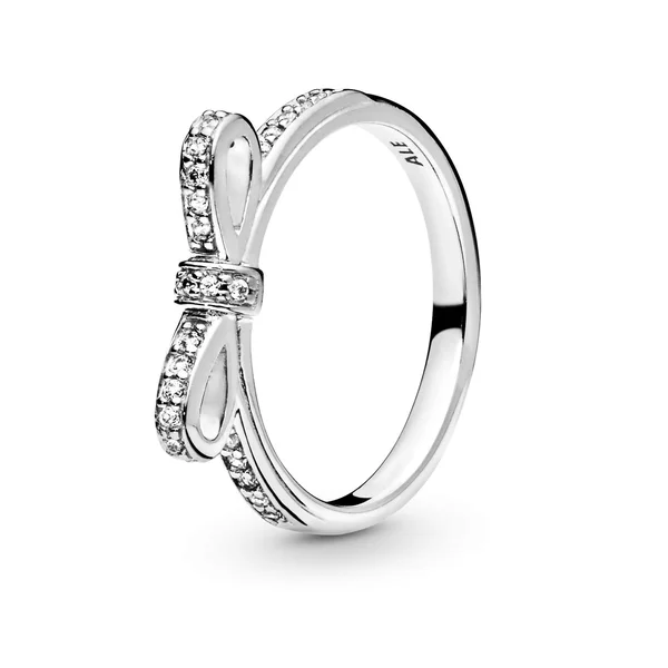 Pandora Ring Sparkling Bow Sterling Silver