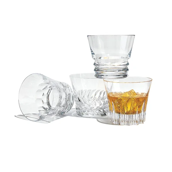 Baccarat Dallas Assorted Double Old-Fashioned Glass Set of 4