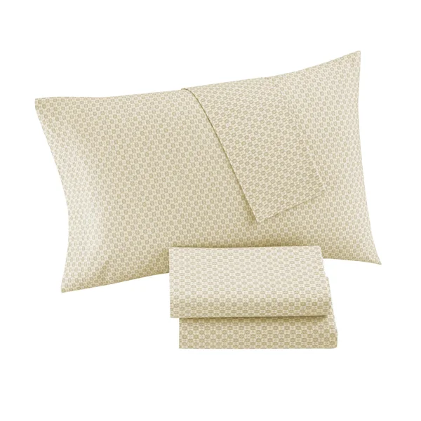Tommy Bahama Batik Squares Yellow Sheet Set (King)