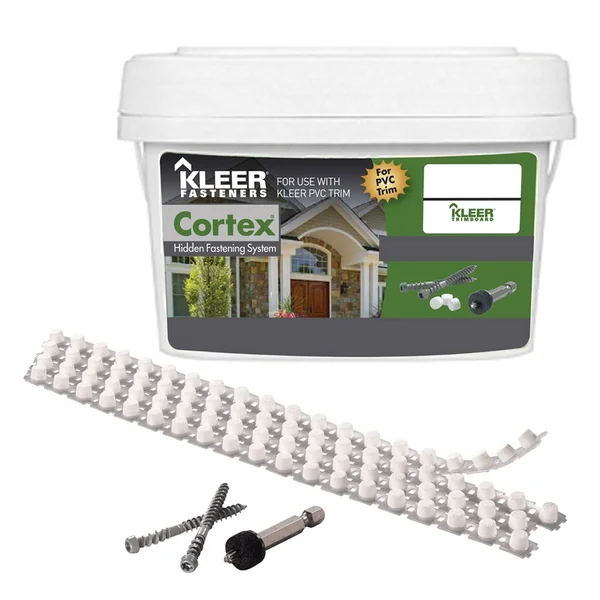 Kleer KFS250SM2C Cortex Trim Screws with Plugs, 2x22 x #7, Steel