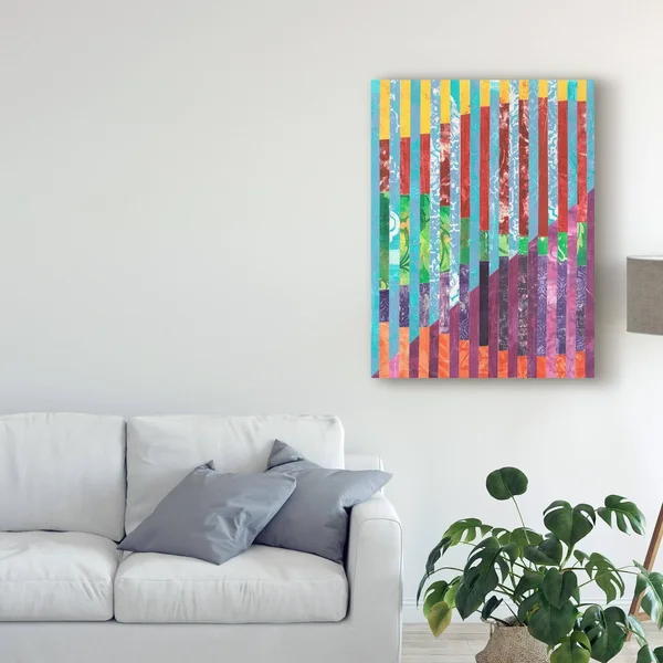 Trademark Art Regina Moore 'Quilted Monoprints III' Canvas Art