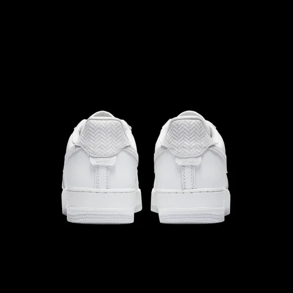 Nike White and Grey Air Force 1 07 Craft Sneakers