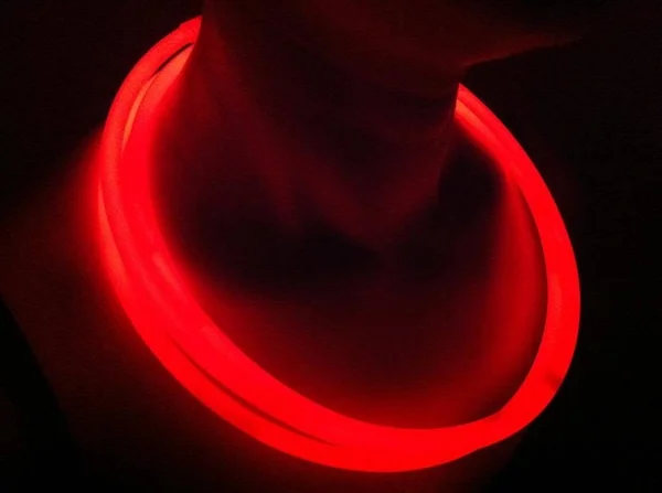 Glow Sticks Bulk Wholesale Necklaces, 100 22x22 Glow Stick Necklaces Red +100 Free Glow Bracelets