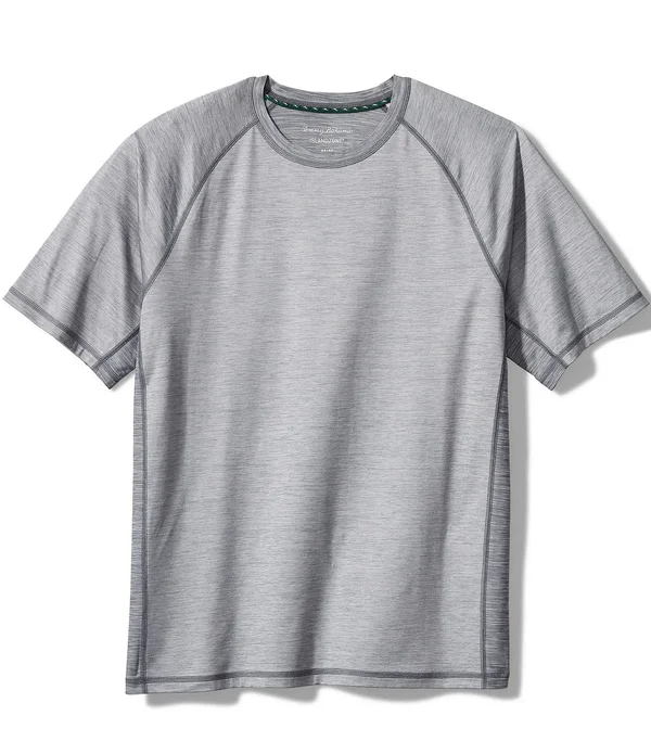 Tommy Bahama Delray IslandZone Crewneck T-Shirt - Iced Slate