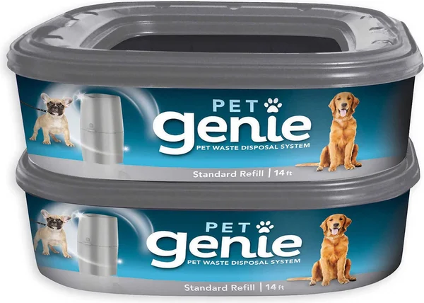 Pet Genie Pet Waste Disposal System - 2 Pack Refill