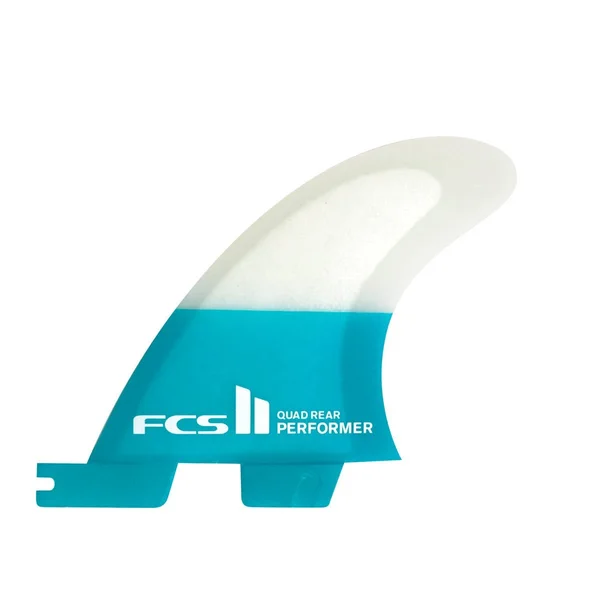 FCS II Performer PC Large Quad Rear Fin Set - Teal