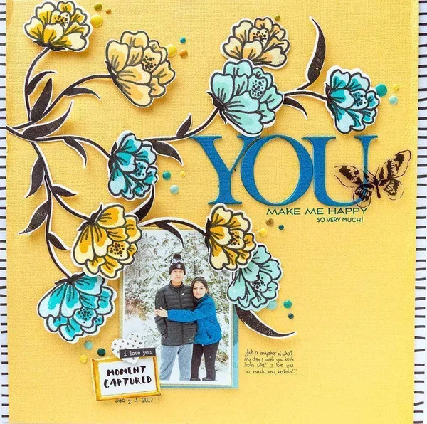 Playful Blooms Stamp & Die Set - Altenew