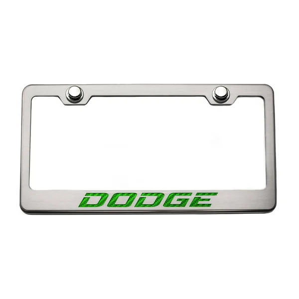 American Car Craft Custom Dodge License Plate Frame