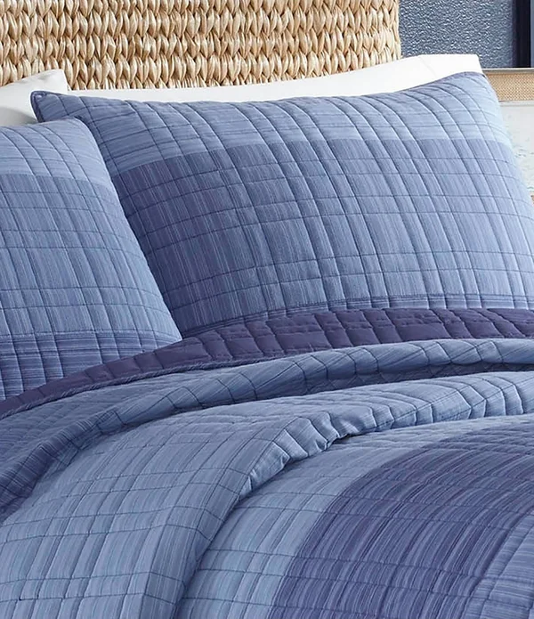 Nautica Blue Riverview Twin Quilt