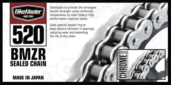 Bikemaster 520BMZR-120/GG 520 BMZR Series Chain