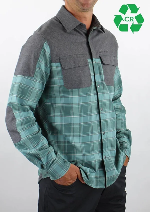 Club Ride Apparel Men's Jack Flannel - Mallard - Small