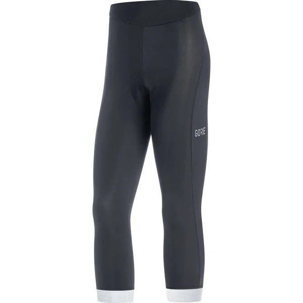 Gore Wear C3 3/4 Tights+ - Women's Black/White - M