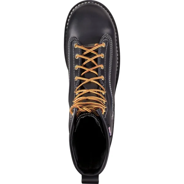Danner Men's Super Rain Forest 8 inch Work Boot, Black